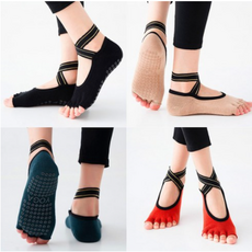 골드 라인 논슬립 오픈 필라테스토삭스 요가양말