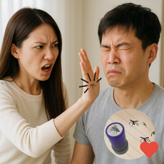 스탬프 모기 웃긴 선물 쓸모 쓸데없는 친구 놀리는 인싸템, 파리도장