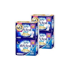 소피 바디핏 슈퍼나이트 가드 야간용 날개없음 29cm 40매 (10매입×4개) (생리용품 냅킨), 4개