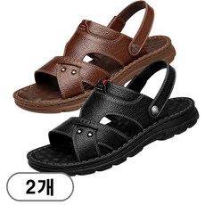 차쿠 1+1 남성 샌들 쿠션 좋은 편한 사무실 슬리퍼 샌달 캐주얼샌들 중년 아저씨 아빠