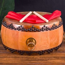 큰북 사물놀이 축제 난타북 공연 극단 대북 전통 드럼 응원북 타악기, 9인치옐로우+북채+스카프+스탠드, 1개