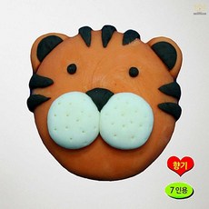 버블솝플레이 비누찰흙 십이지신 호랑이 비누만들기 7인용 향기 클레이 공예 호랑이모양