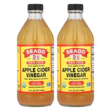 브래그 애사비 사과식초 애플 사이다 비니거 473ml 2개