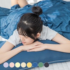 에어쿨 시원한 냉감 여름 홑이불, 오션네이비