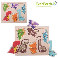 끄니스토어 원목 공룡퍼즐 아동완구 아기선물