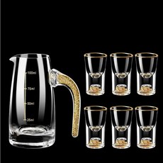 도자기 미니술잔세트 연태 고량주 중국술 빼갈잔 바이주잔 사케 주당 선물 G세트 1개