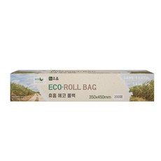 휴홈 사탕수수유래 비닐 롤백, 1개, 200개, 대(L)