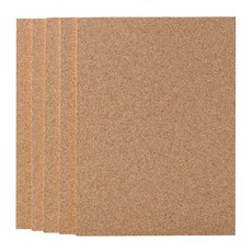 뮤즈 A4 재단 우드락 콜크 무접착 5T 사용과 보관이 간편한 A4 재단 사이즈, 5개, 5mm