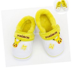 포켓몬스터 피카츄 스팅 방한 실내화 유아동 털슬리퍼