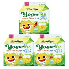 핑크퐁 아기상어 요거키즈 밀크&그릭요거트 캔디, 3개, 40g