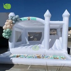 대형 에어바운스 야외 놀이터 수영장 캠핑장 물놀이 볼풀장, 30 5x4m 슬라이드 볼풀 바운스