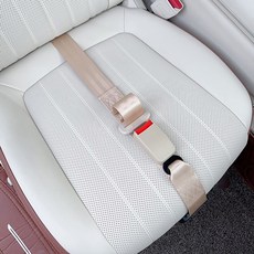 孕婦安全帶防勒肚 汽車專用, 三點式防勒安全帶米色, 1個