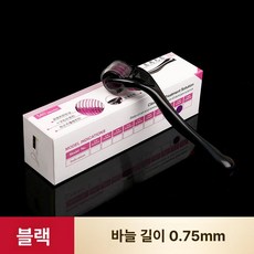 이오 mts롤러 mts mts스탬프 mts롤러후기 니들롤러, 블랙 니들 0.75mm, 1개, 1L