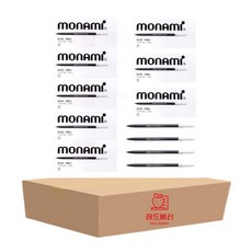 레드베리 모나미 어데나 컴퓨터용싸인펜 100pcs, 검정