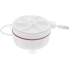 루로즈 휴대용 미니 세탁기 터보 워셔 USB 구동 컴팩트 속옷 양말 여행 캠핑 기숙사 사용 3.54X3.54X2.08인치
