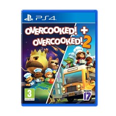 플스4 오버쿡 더블팩 합본 오버쿡 (영어지원) + 오버쿡드 2 (한글지원) Overcooked