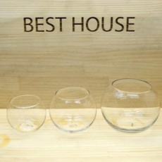 예쁜꽃병 유리 화병 볼 인테리어화병 투명화병 유리꽃병 13x13cm 79000EA 1EA, 본상품