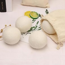 건조기양모볼 드라이어볼 양모건조볼 드라이볼 건조기볼 6P, 건조기양모볼 6P + 파우치