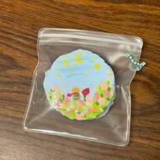 手作 小王子 狐狸 圓蛋糕 硅膠捏捏 泥感 療癒 舒壓, 1個, 4