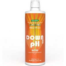 수경 재배 토양 및 수족관용 pH 다운액 안정성을 위한 버퍼 33.8 Fl oz
