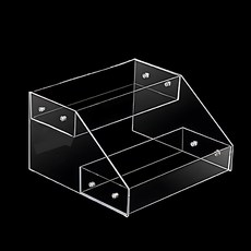 (피규어 화장품 상품 전시) 라두나 계단식 진열대, 1개, 2단