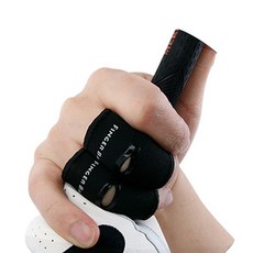 기능성 골프 통기성 핑거 밴드 손가락보호, 블랙 M, 1개