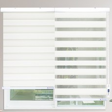 [윈샵 고급 콤비블라인드 내츄럴 __아이보리_ H 185cm ]사이즈 롤스크린 커튼 아파트 거실주방안방 브라인드