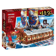 초등블록 이순신 거북선 선물 완구 놀이장난감 유치원블럭 놀잇감, 미등록, 1개