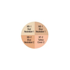 Ben Nye 校色遮瑕盤, 1個, NK-1 四色遮瑕