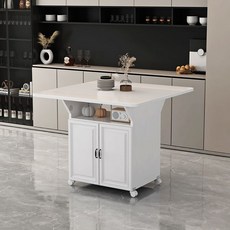 거실 2/3/4인용 공간절약형 접이식 식탁 원룸 멀티 확장형 접이식 테이블, 2인용, H01