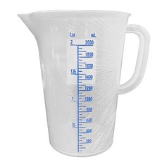 力銘量杯1200cc 5000cc 刻度量杯 透明量杯 烘培 尖嘴塑膠量杯 【台灣製】, 1個, (超取限3個) 2000cc, 透明