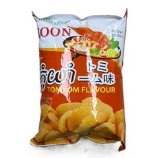 캄보디아 과자 문 스낵 똠얌맛 / Cambodia Moon Rice Snack Tom Yum Flavor, 10개, 40g
