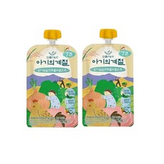산골이유식 아기의계절 (7개월부터), 2개, 닭가슴살브로콜리묽은죽