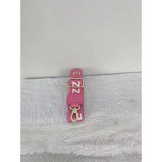 mizzue 小鳥品牌寬背帶 LOGO 印花 厚磅相機背帶HB008 圓餅錢包 (台灣現貨)韓版百搭, 1個, 粉色(現貨)HB008