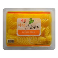 웰빙 아삭 단무지 반달단무지, 1개, 2.6kg