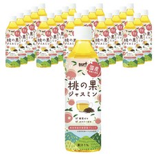 SurfBeverage 蜜桃果實茉莉花, 500ml, 1入, 24個