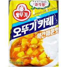 카레 가루 약간매운 오뚜기 전문점용 식자재 업소, 1kg, 1개