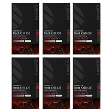 뉴질랜드 에센즈 레드 크릴오일 60정, 6개