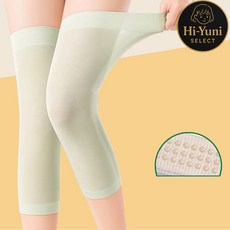 하이유니 [슬림핏] 울트라씬 말림방지 보온 쿨링 무릎 보호 토시, 1개, 민트