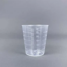 투명한 눈금 측정 컵 미니 체중계 실험실 비커 도구 플라스틱 혼합 30 ml, 04 30ml-2