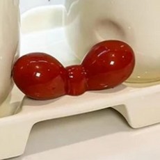 肥皂盒 奶酪肥皂盒 瀝水皂盒 免打孔皂盒 衛生間置物 陶瓷皂盒, 1個, 紅色