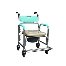 富士康 鋁合金帶輪洗澡便盆兩用椅, 1個