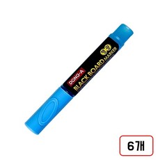 동아)형광블랙보드마카, 6개, 하늘/DNM501464