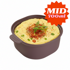 소노리떼 귀엽고 깜직한 국산 실리콘 계란찜기 사각 중형, 1개, 초코