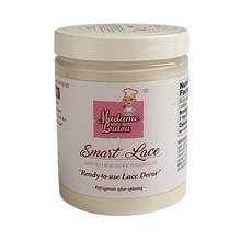 마담 룰루 스마트 레이스 10온스 바로 사용 가능한 식용 Madame Loulou Smart Lace 10oz Ready-to-use edible cake lace - 284, 하얀색, 1개