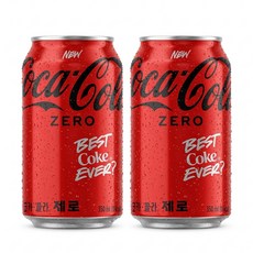 코카콜라 제로 캔, 350ml, 15개