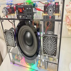 魔聲 2.1重低音音響 RGB炫光透明機身, NS-D004