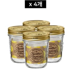 보르미올리 콰트로 밀폐유리병 320ml (와이드) 4개