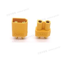 전동킥보드 배터리커넥터 소켓 단자 커넥터, XT30 단자 암수 1셋