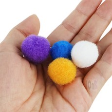 아이온비 폼폼이 20mm 칼라솜, 흰색